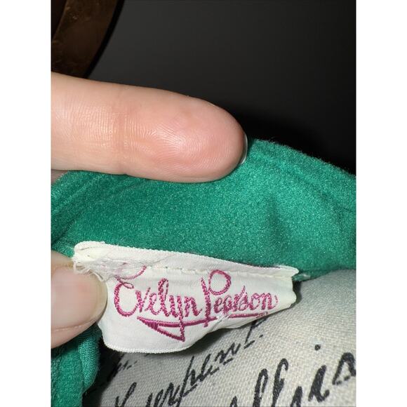 Vintage Evelyn Pearson Velour House Coat Zip & Tie Sz M Maxi Retro 80’s - Picture 6 of 8